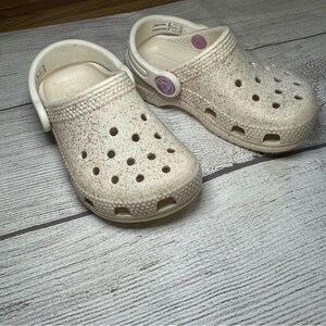 CROCS Kids Cream Sandals